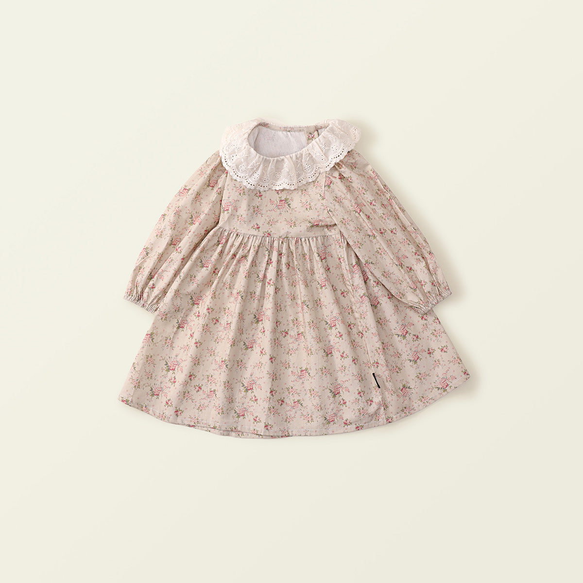 Girl's Country-style Lace Floral Dress