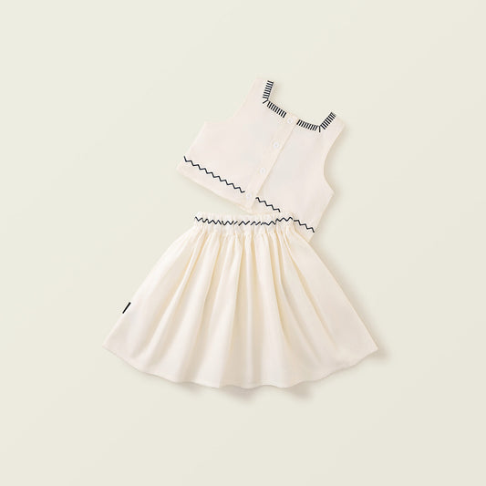 Girl's Bohemian Embroidered Set