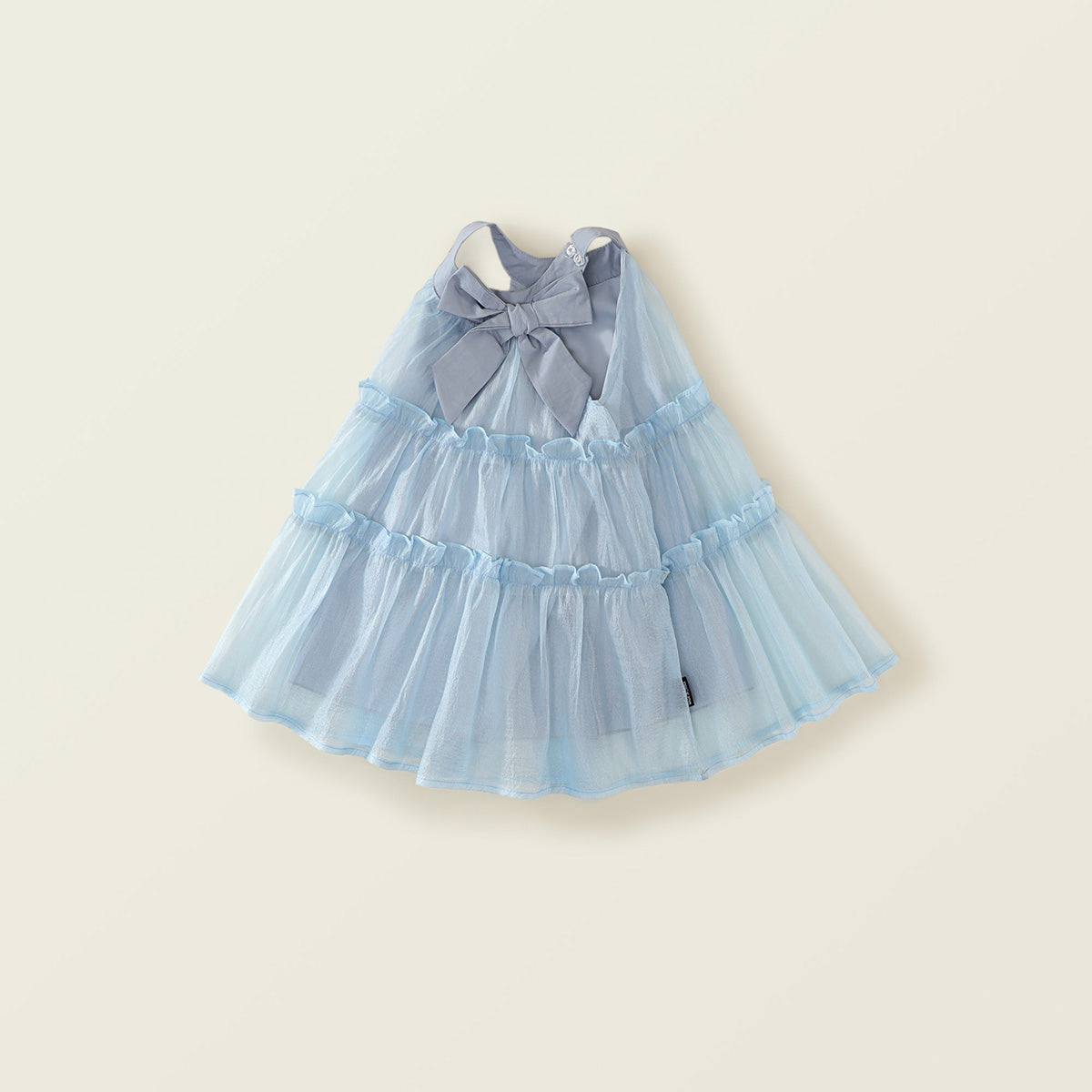 Girl's 2025 Summer Halter Neck Tiered Dress