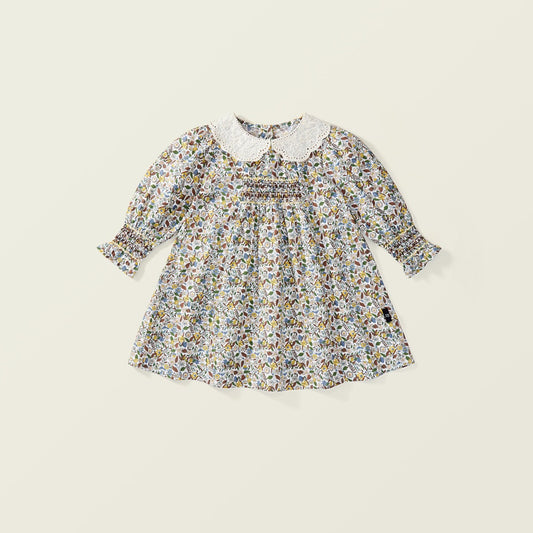 Girl's Autumn Floral Dress