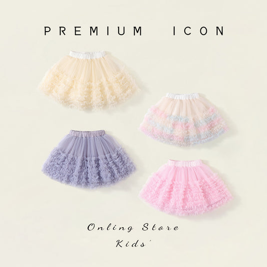 Girl's Tulle Tutu Dress - 2025 Summer New Arrival