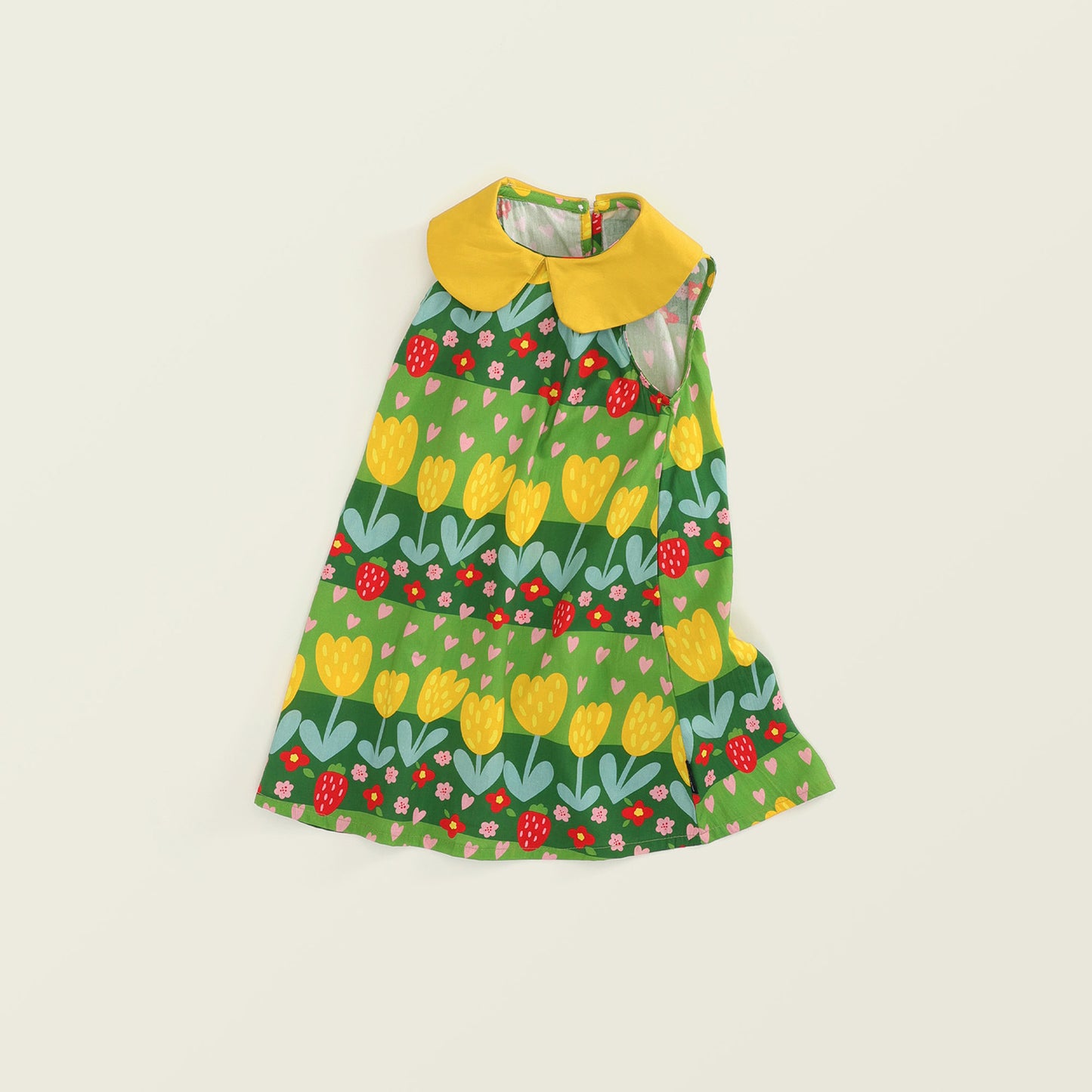 Girl's Floral Sleeveless Dress