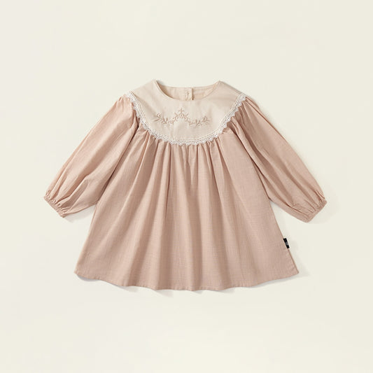 Girls Embroidered Princess Dress