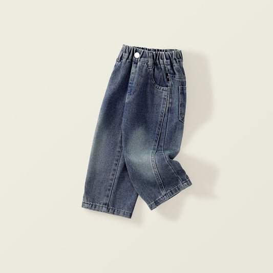 Girls Character Patchwork Jeans