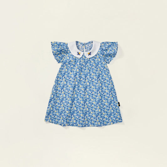 Girl's Floral Embroidered Dress