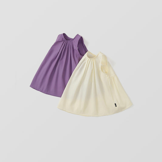 Girls' Spring/Summer Cotton Vest Dress