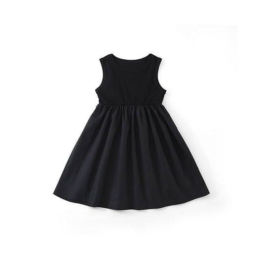 Casual Flared A-Line Dress for Toddlers (2 Colors) -K6126001