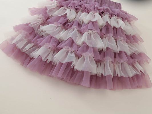 Toddler Girl Purple Ombre Layered Tulle Tutu Skirt - K6126167