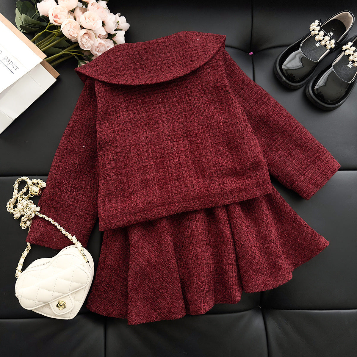 Girls' New Year Winter Outfit