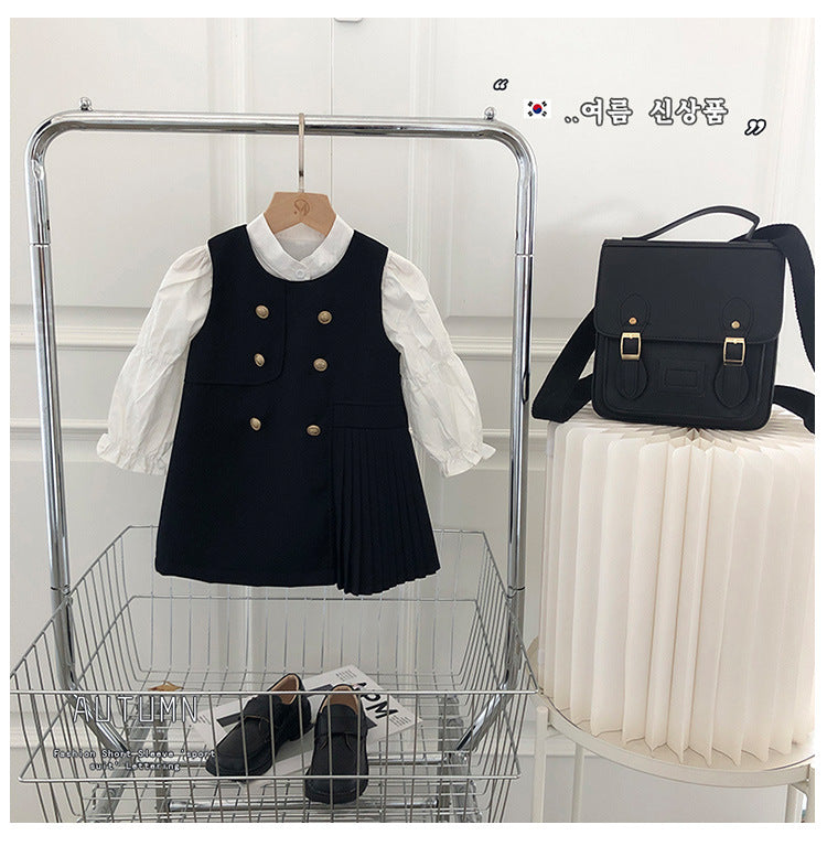 Girl's Blazer Dress Set