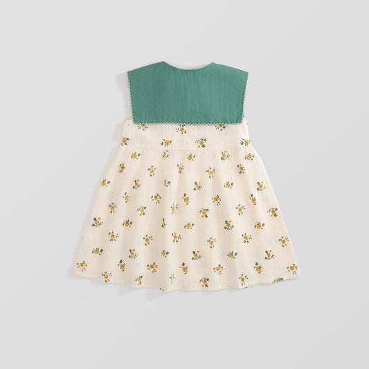 Girls' Floral Sleeveless Sundress