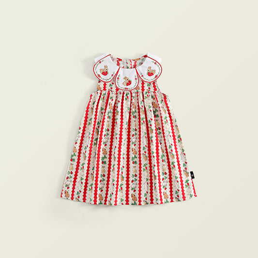 Bunny & Strawberry Print Dress - K6125957