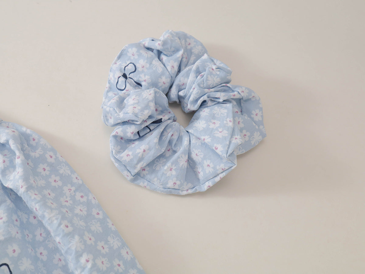 Girls' Floral Bow Dress & Scrunchie Set - K6136260