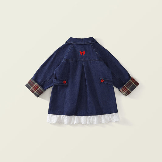 Girl's Denim Jacket Coat