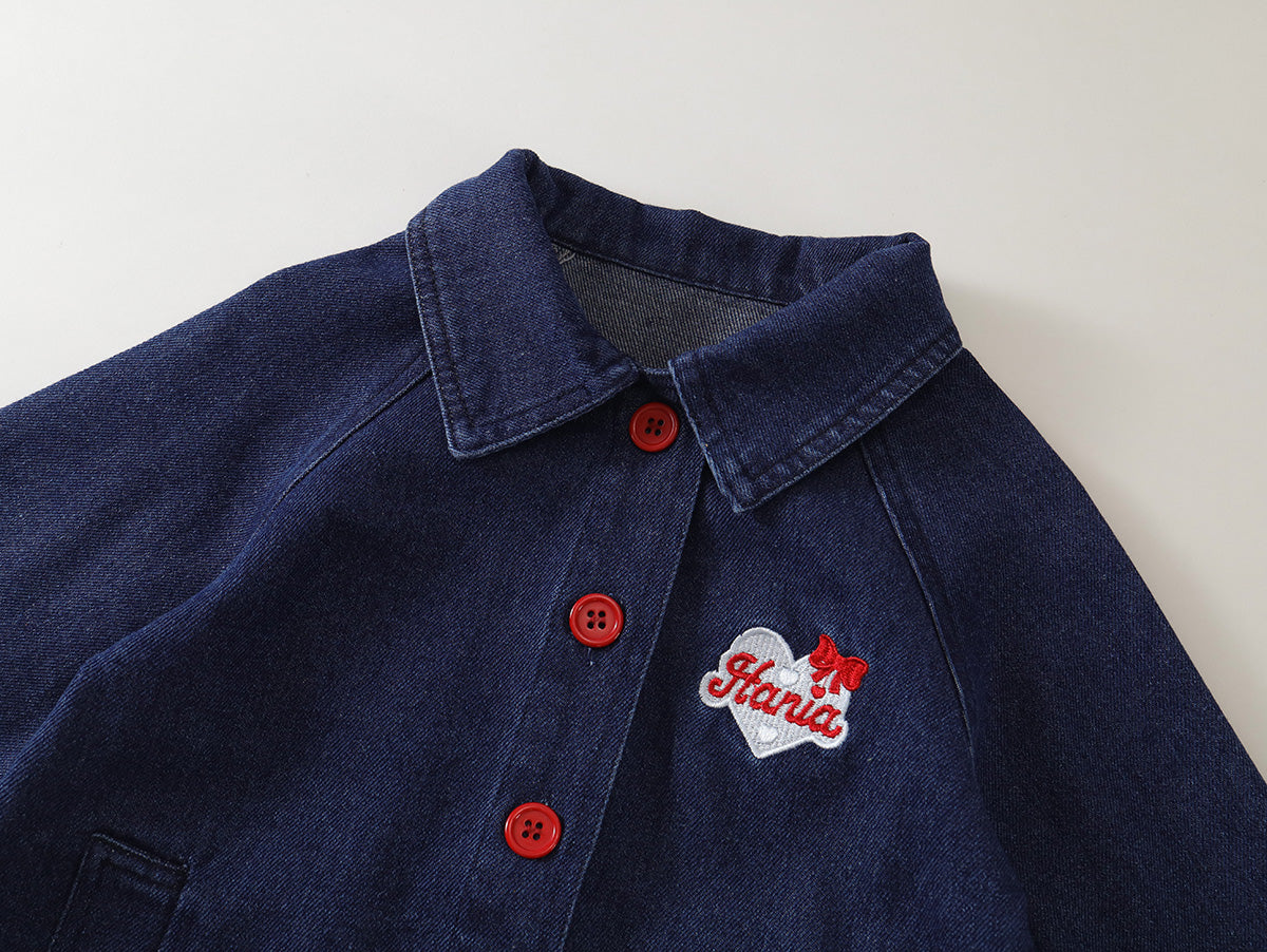 Girl's Denim Jacket Coat