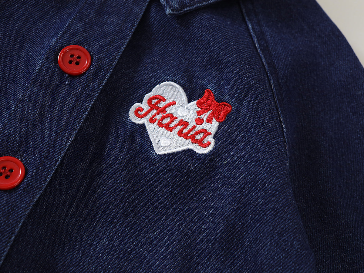 Girl's Denim Jacket Coat
