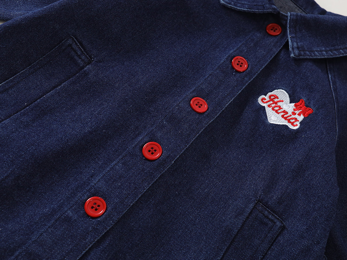 Girl's Denim Jacket Coat