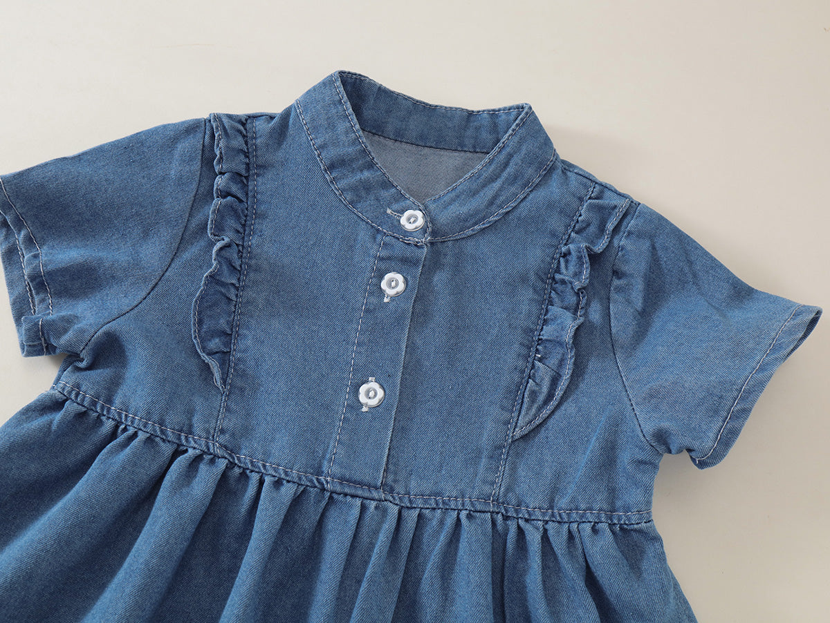 Girl's Denim Dress -K6125923