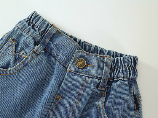 Wide-Leg Denim Pants -K4135400
