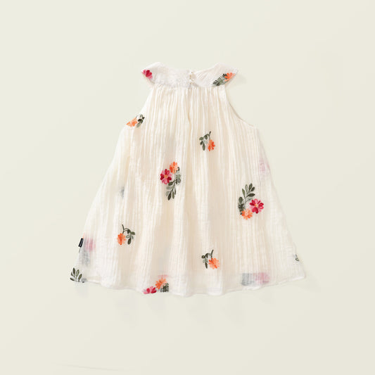 Girls Halter Neck Sleeveless Dress