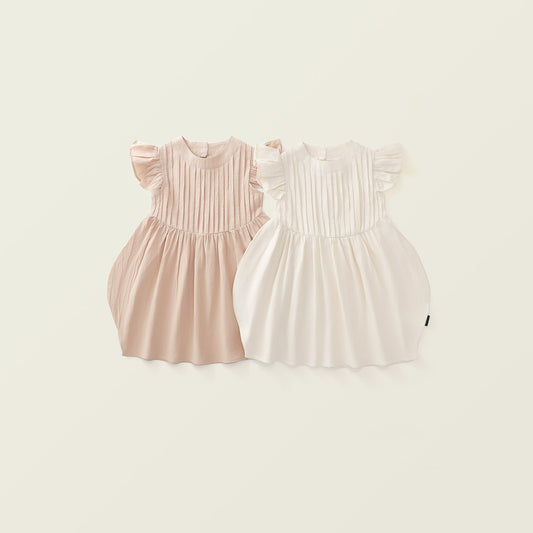 Girls French Pleated Dress