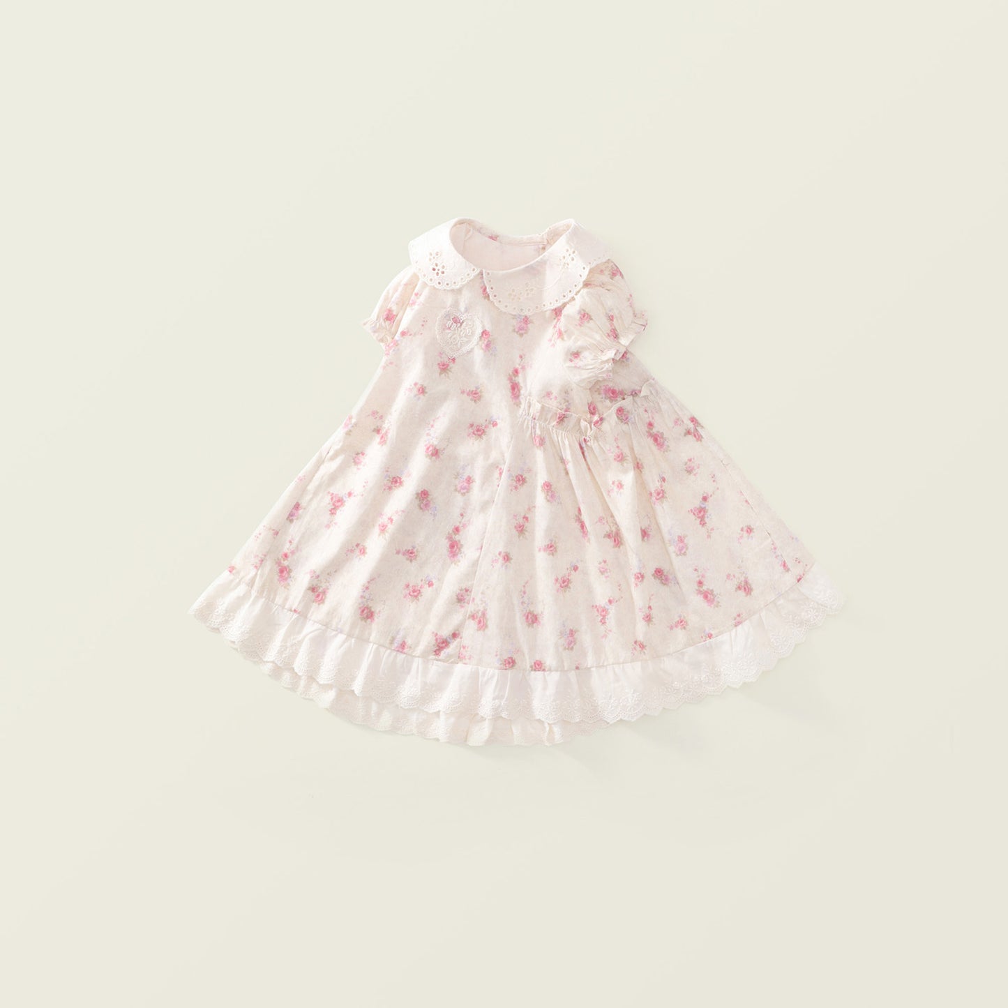 Girls Floral Lace Princess Dress