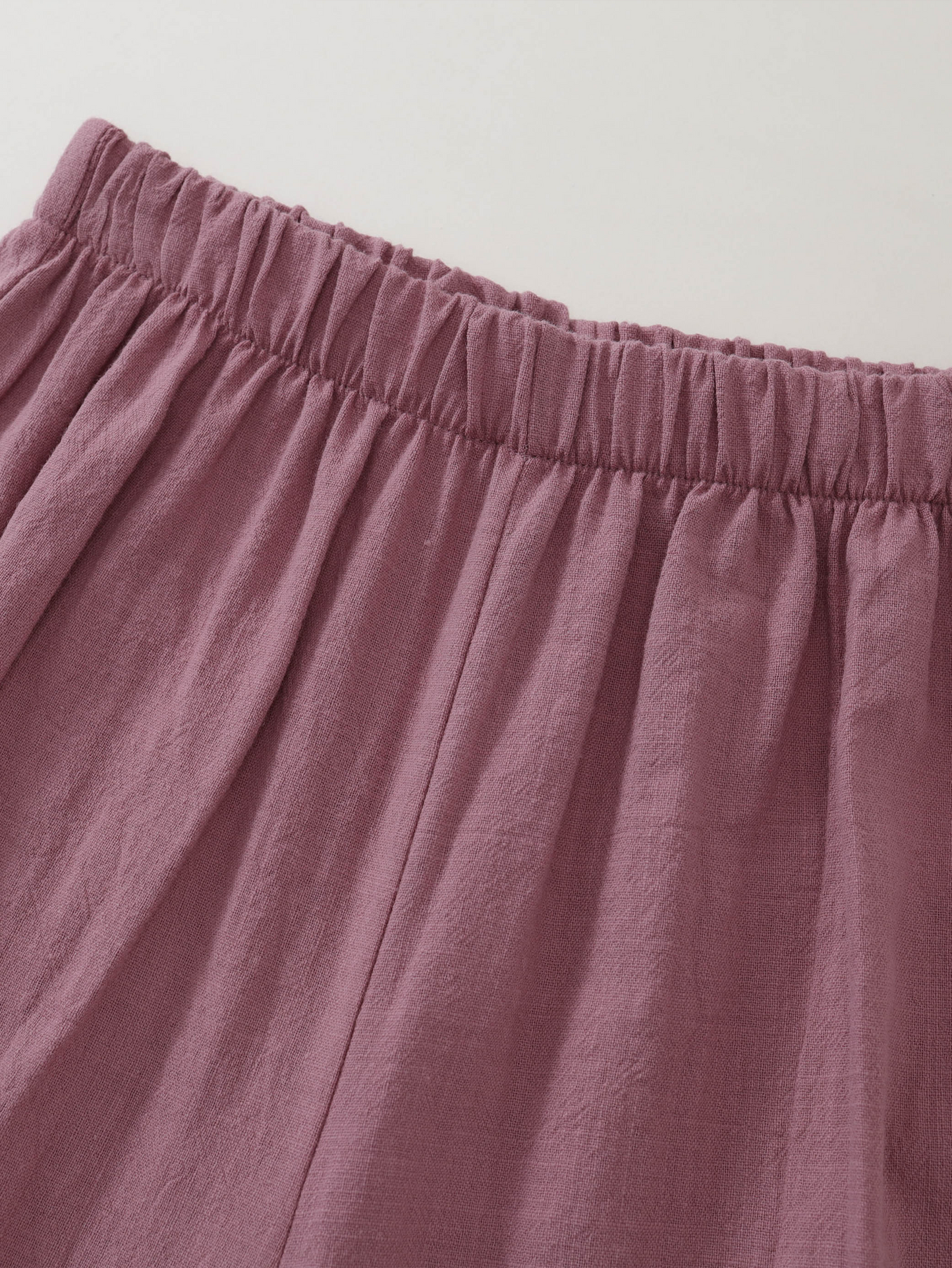 Girls' Dusty Rose Halter Top & Ruffle Shorts Set-K6126155