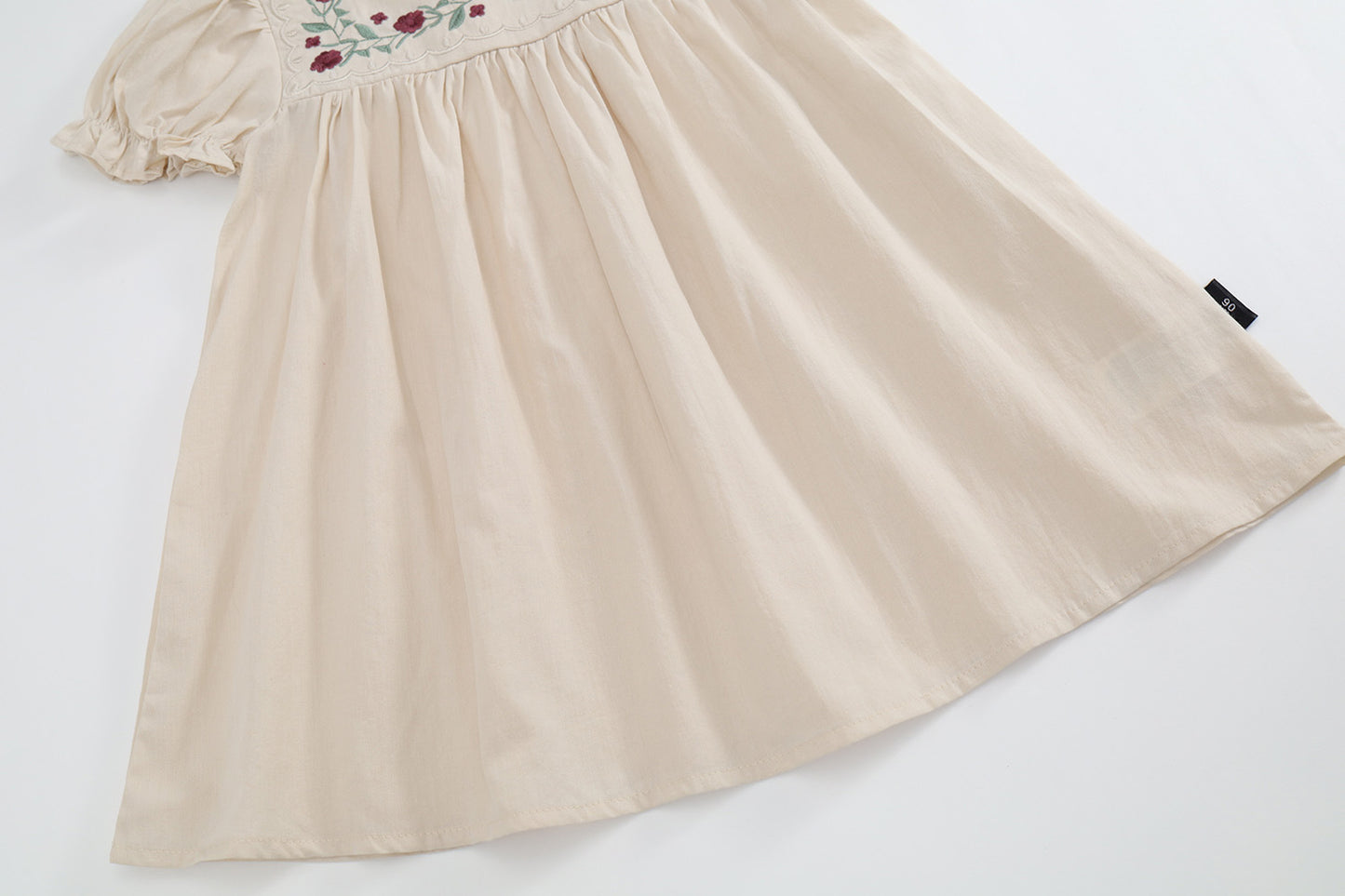 French Embroidered Floral Girls' Dress