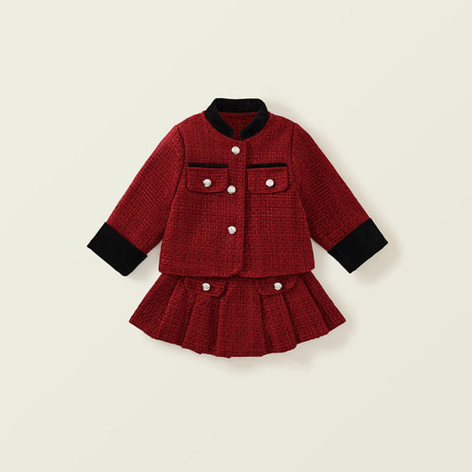 Girl's Winter Luxe Quilted 2-Piece Set