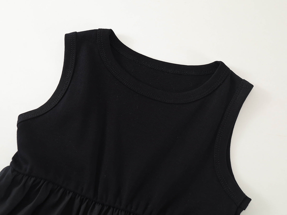 Casual Flared A-Line Dress for Toddlers (2 Colors) -K6126001