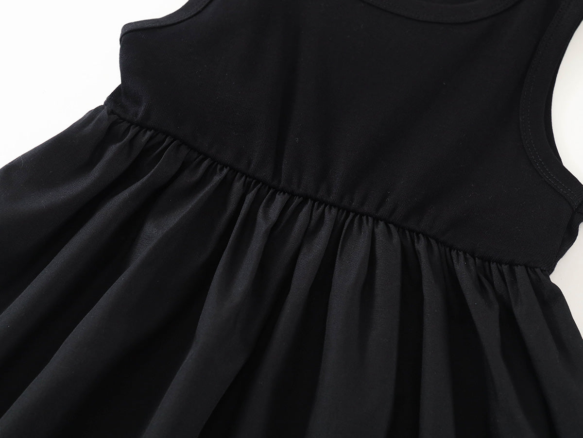 Casual Flared A-Line Dress for Toddlers (2 Colors) -K6126001