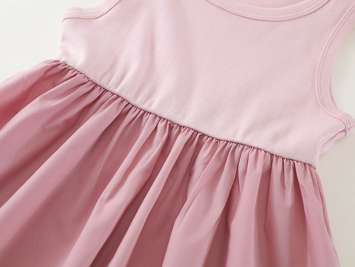 Casual Flared A-Line Dress for Toddlers (2 Colors) -K6126001