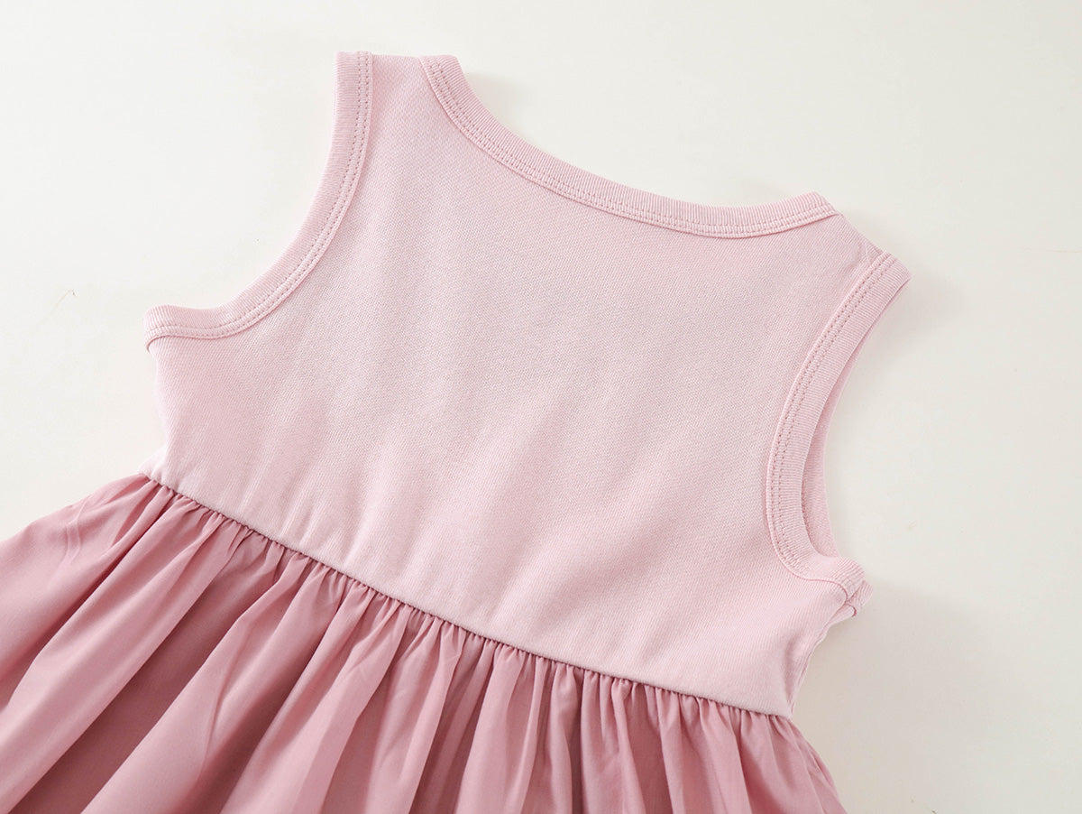 Casual Flared A-Line Dress for Toddlers (2 Colors) -K6126001