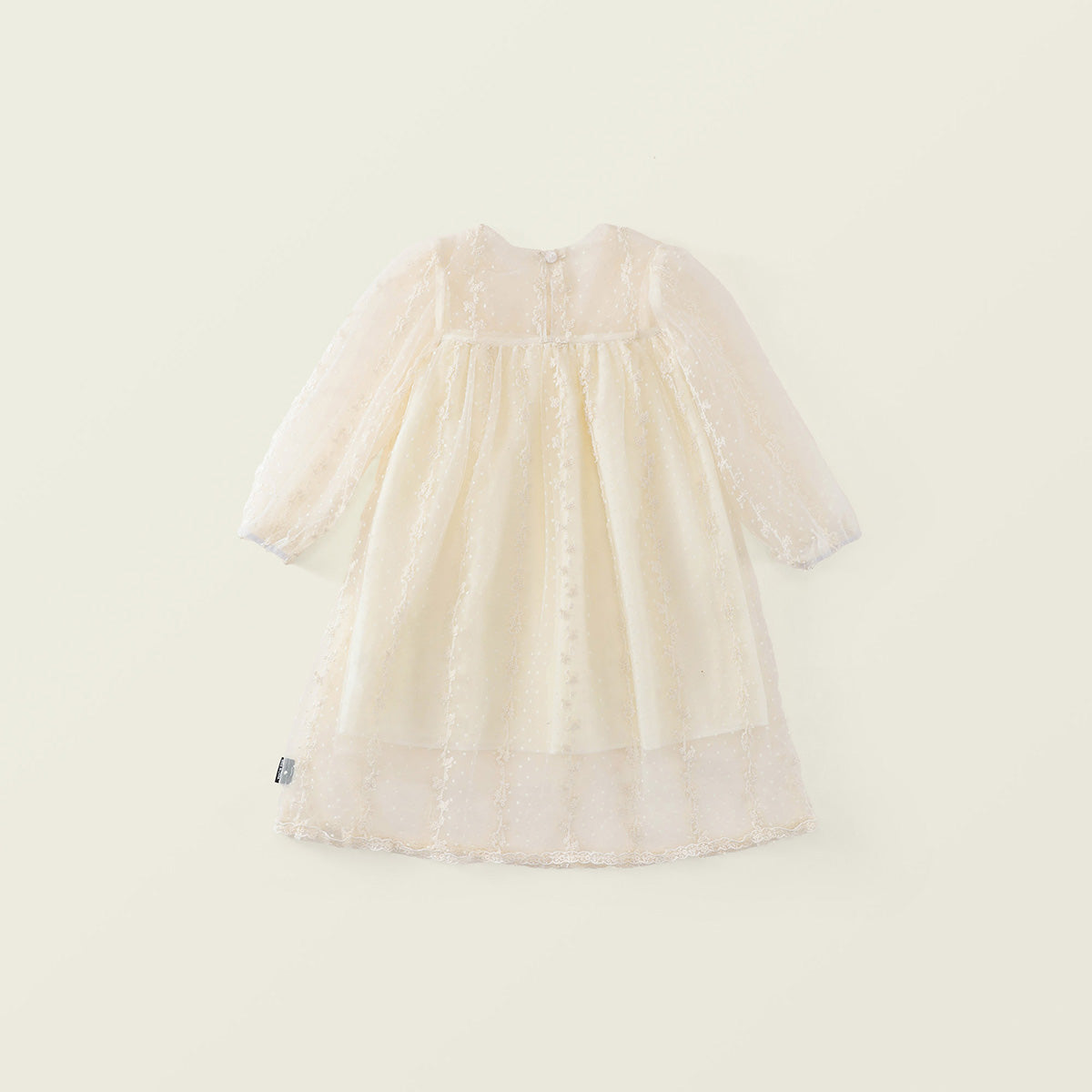 Girl's Sheer Dot Tulle Toddler Party Dress - K6116048