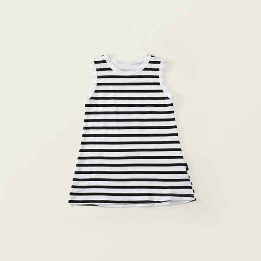 Toddler Girl Striped Sleeveless Dress -K6126096