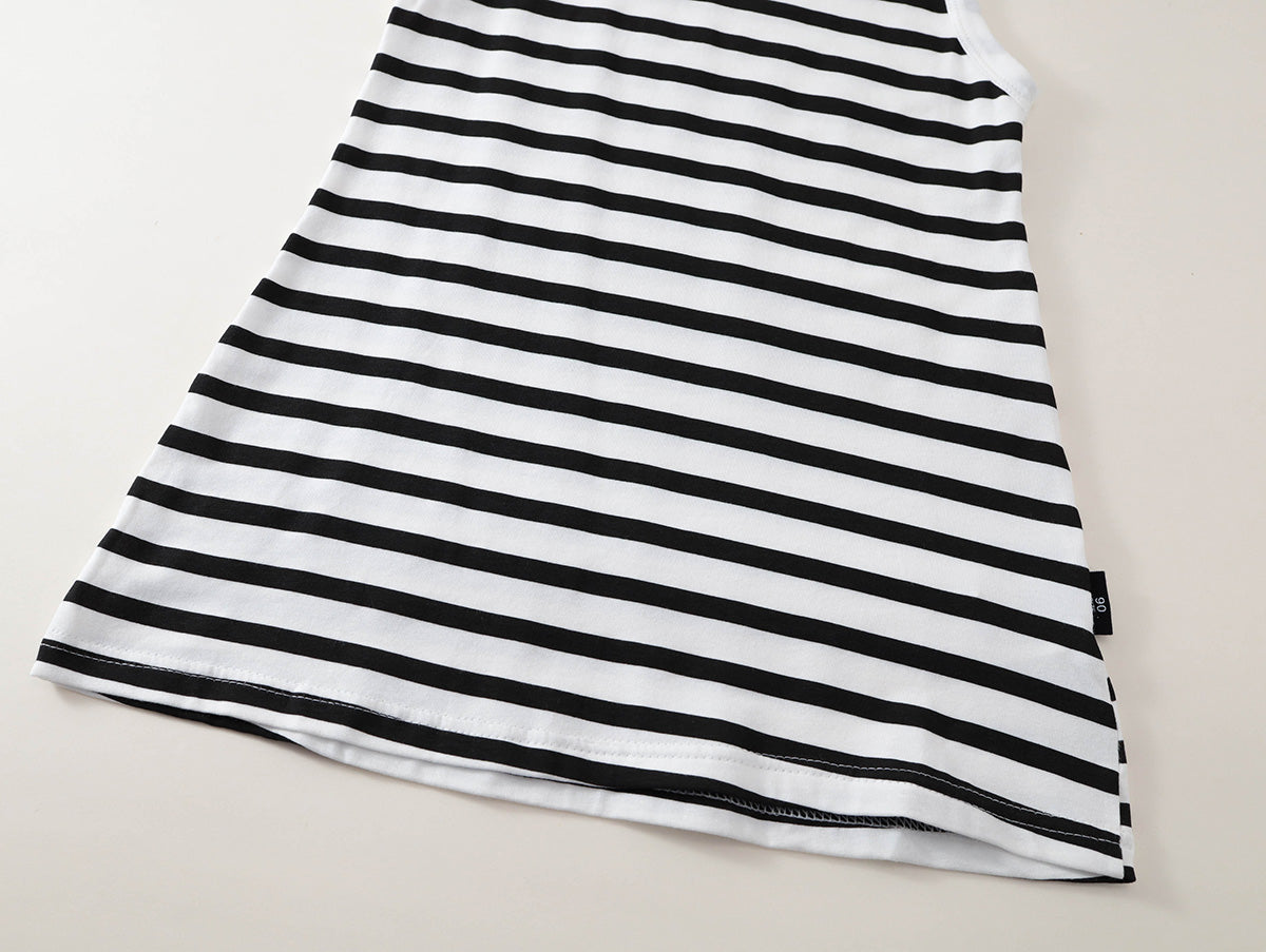 Toddler Girl Striped Sleeveless Dress -K6126096