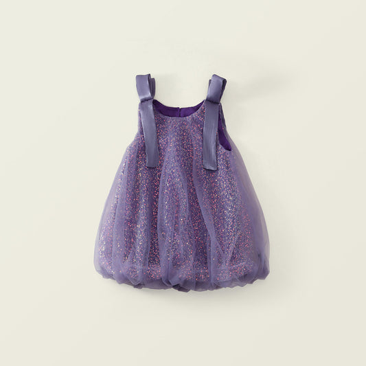 Toddler Girl Sparkle Tulle Sleeveless Party Dress (2 Colors) -K6126106