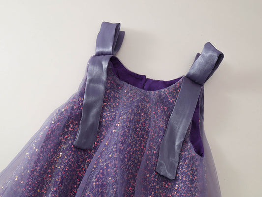 Toddler Girl Sparkle Tulle Sleeveless Party Dress (2 Colors) -K6126106