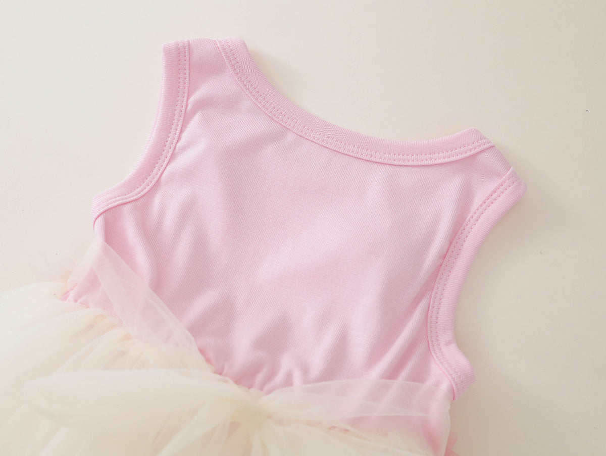 Toddler Girl Star Tulle Sleeveless Dress - K6126174