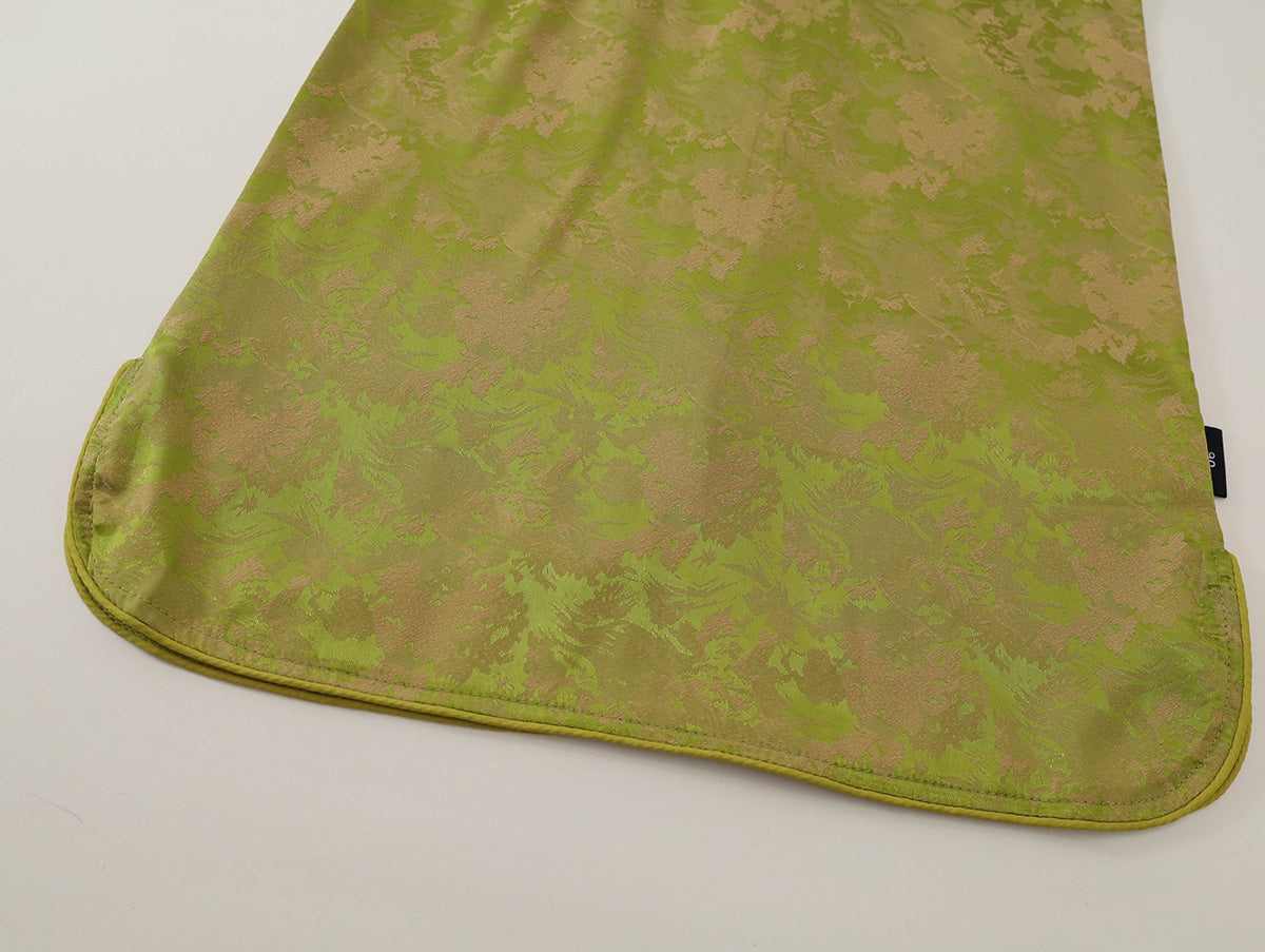 Girls' Green Jacquard Cheongsam Dress -K6126173