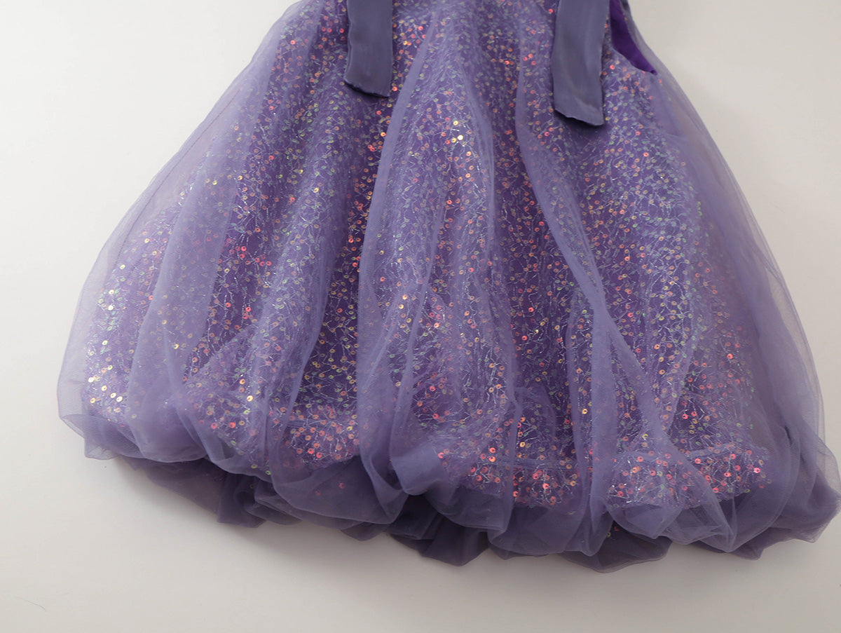Toddler Girl Sparkle Tulle Sleeveless Party Dress (2 Colors) -K6126106