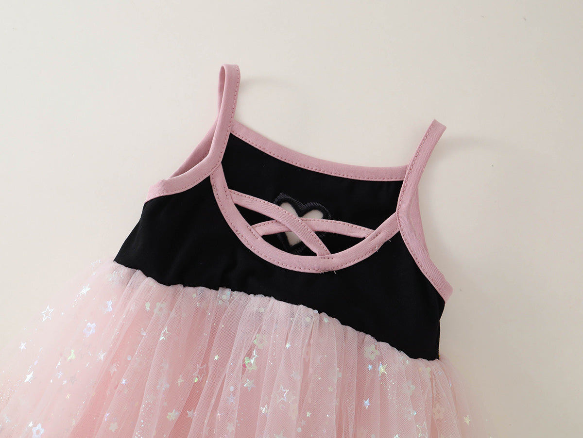 Girls' Glitter Tulle Dress - K6126036