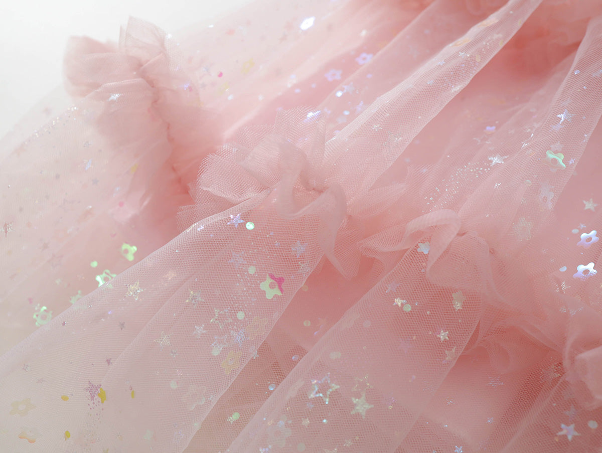 Girls' Glitter Tulle Dress - K6126036