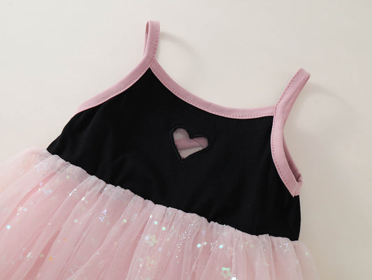 Girls' Glitter Tulle Dress - K6126036