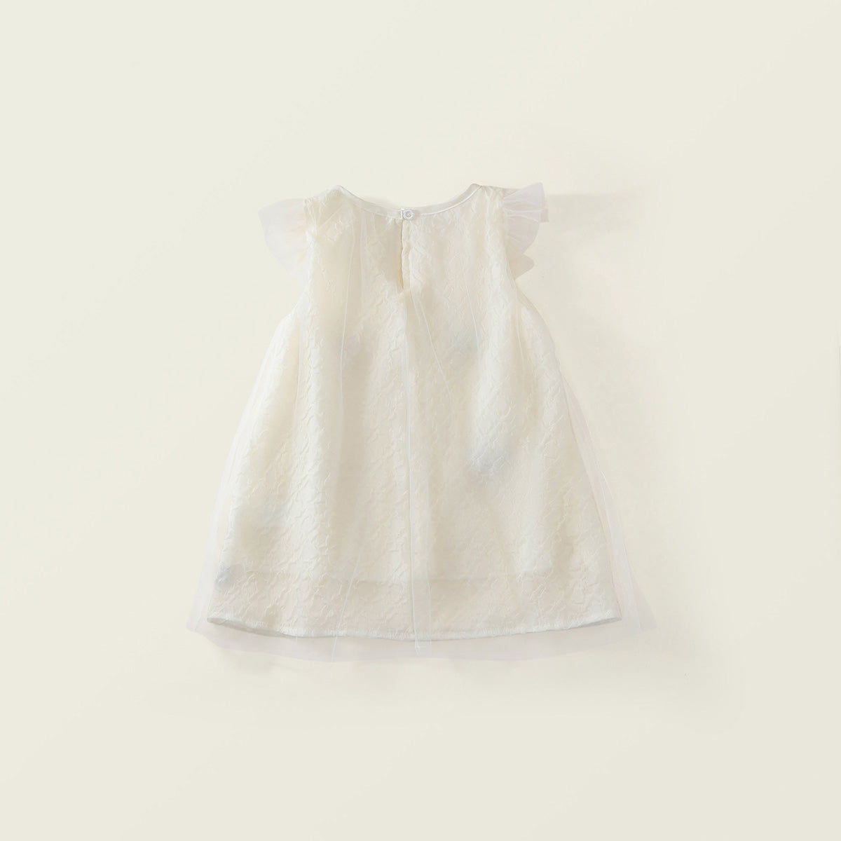 Girls' Tulle Overlay Dress with 3D Heart Appliqués (2 Colors) -K6126062