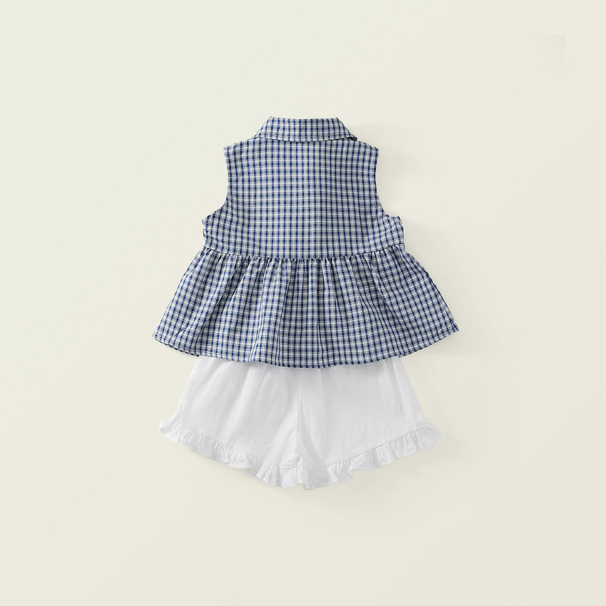 Toddler Girl’s Pastel Patchwork Two-Piece Set-K6126061