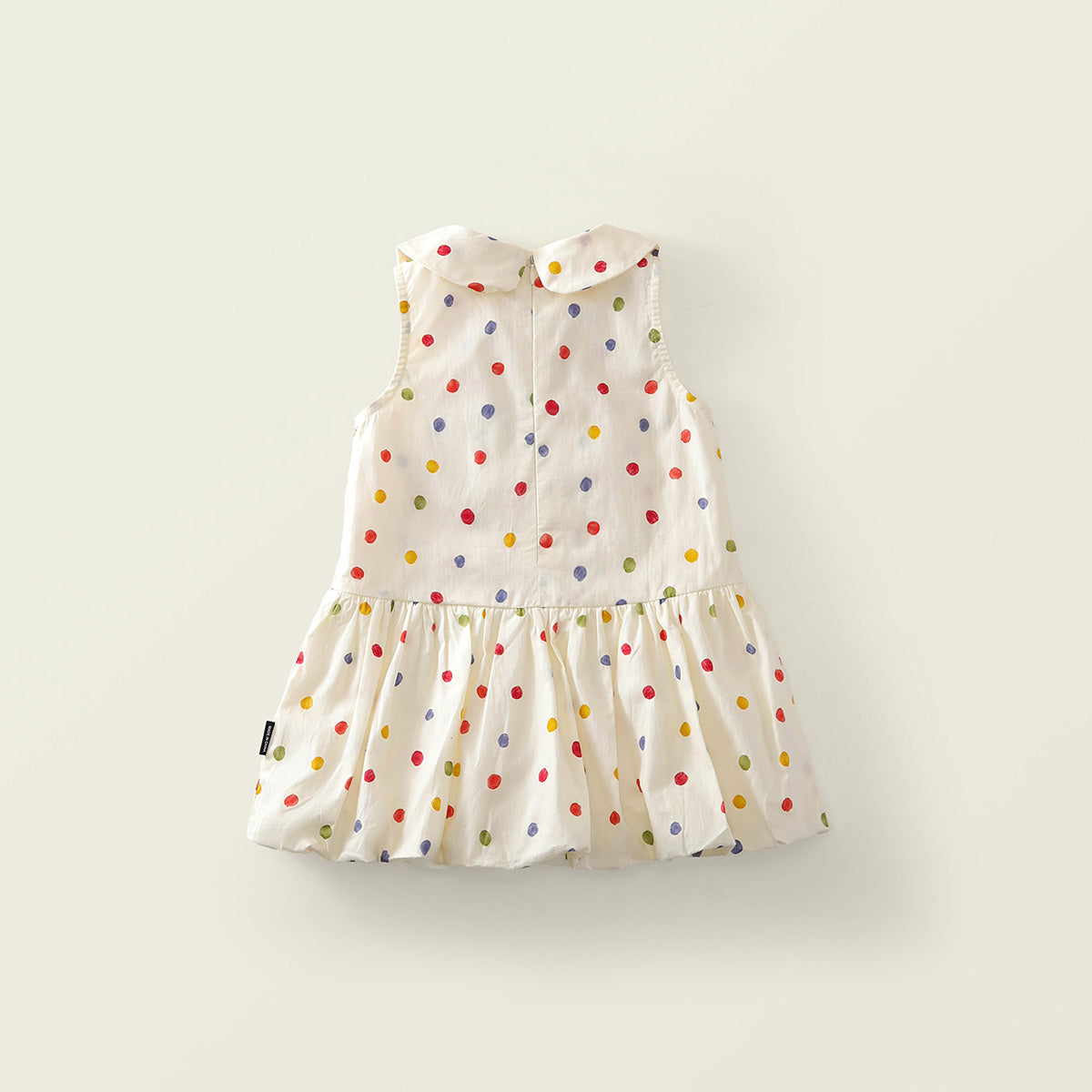 Sleeveless Peter Pan Collar Toddler Dress -K6126038