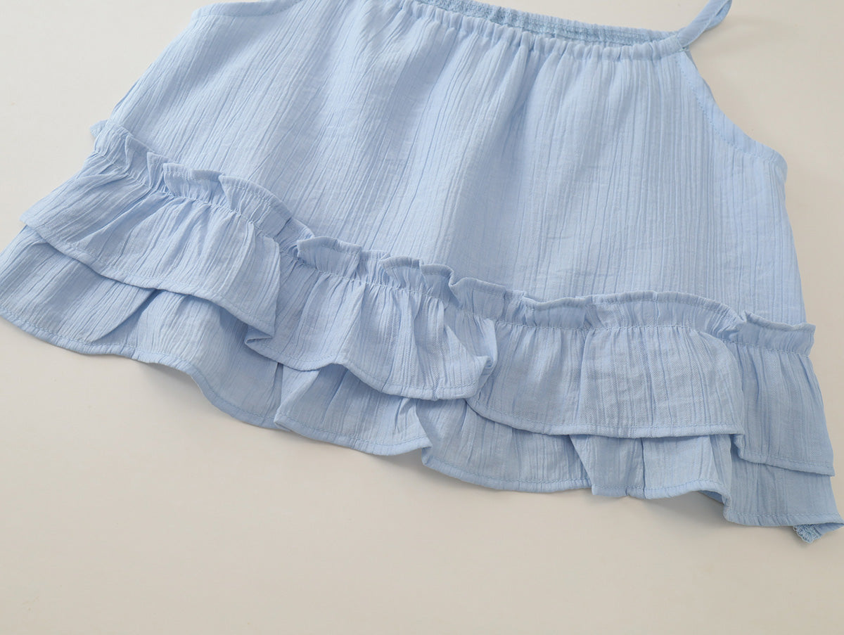 Girls' Ruffle Cami & Shorts Set (2 Colors) - K6126202