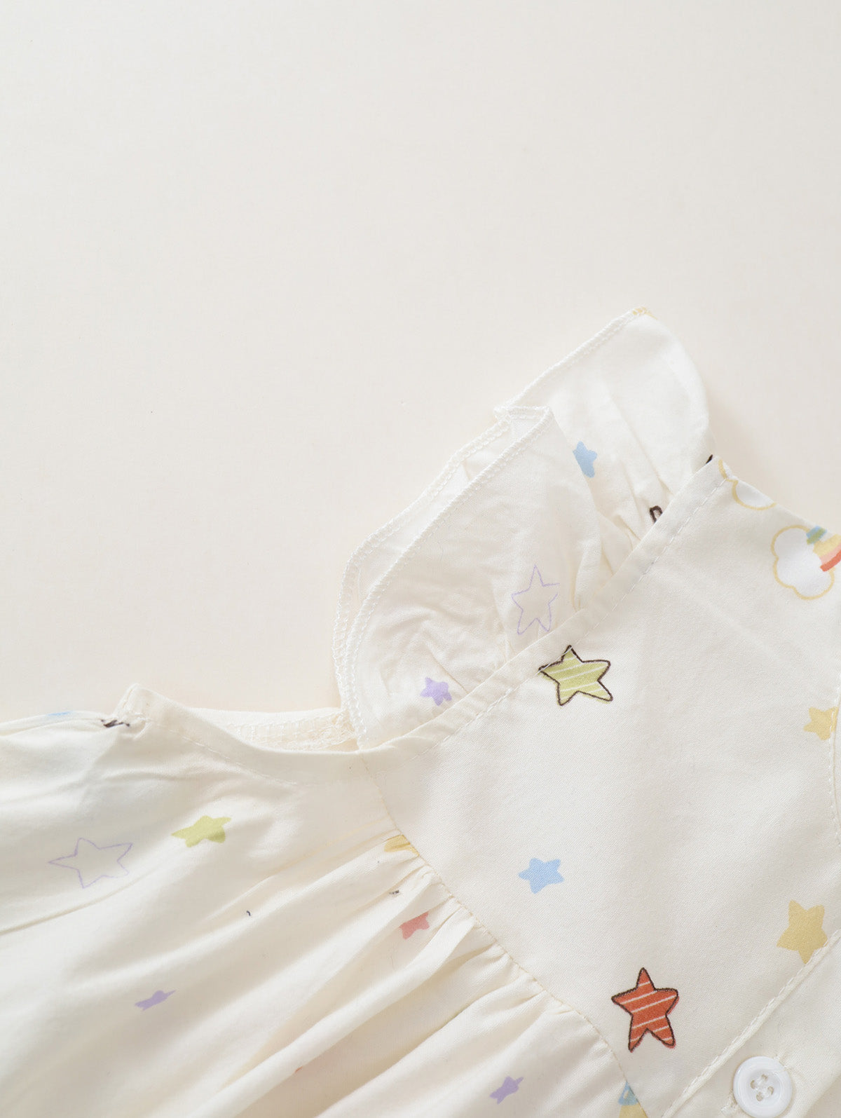 Girls' Plaid & Rainbow Print Collared Dresses (2 Colors) - K6126208