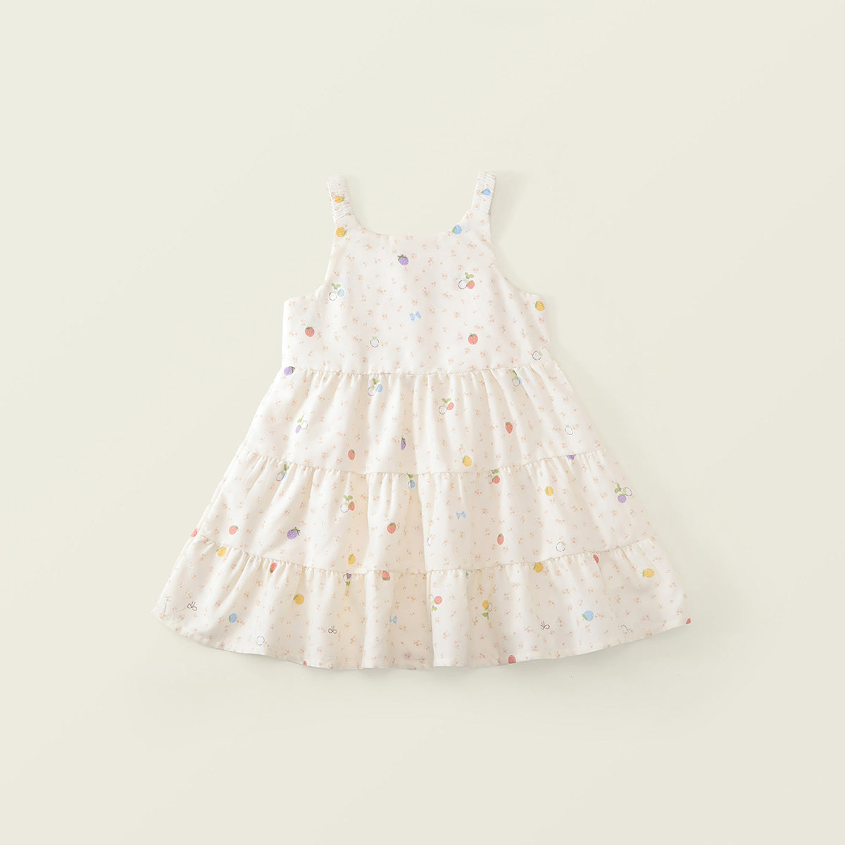 Girls' Tiered Floral Print Sleeveless Summer Dress (3 Colors) - K6126203